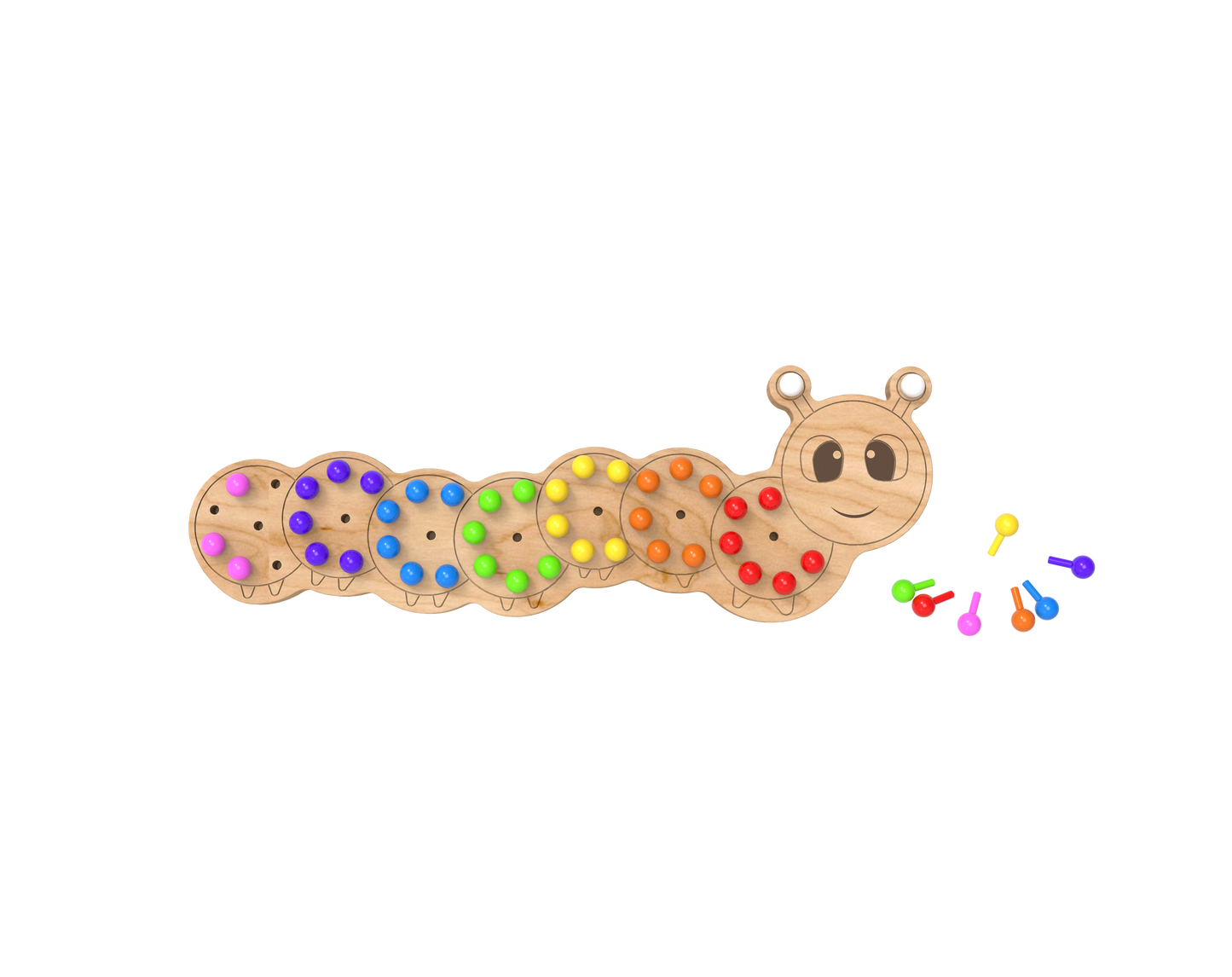 Carl The Caterpillar (Natural)