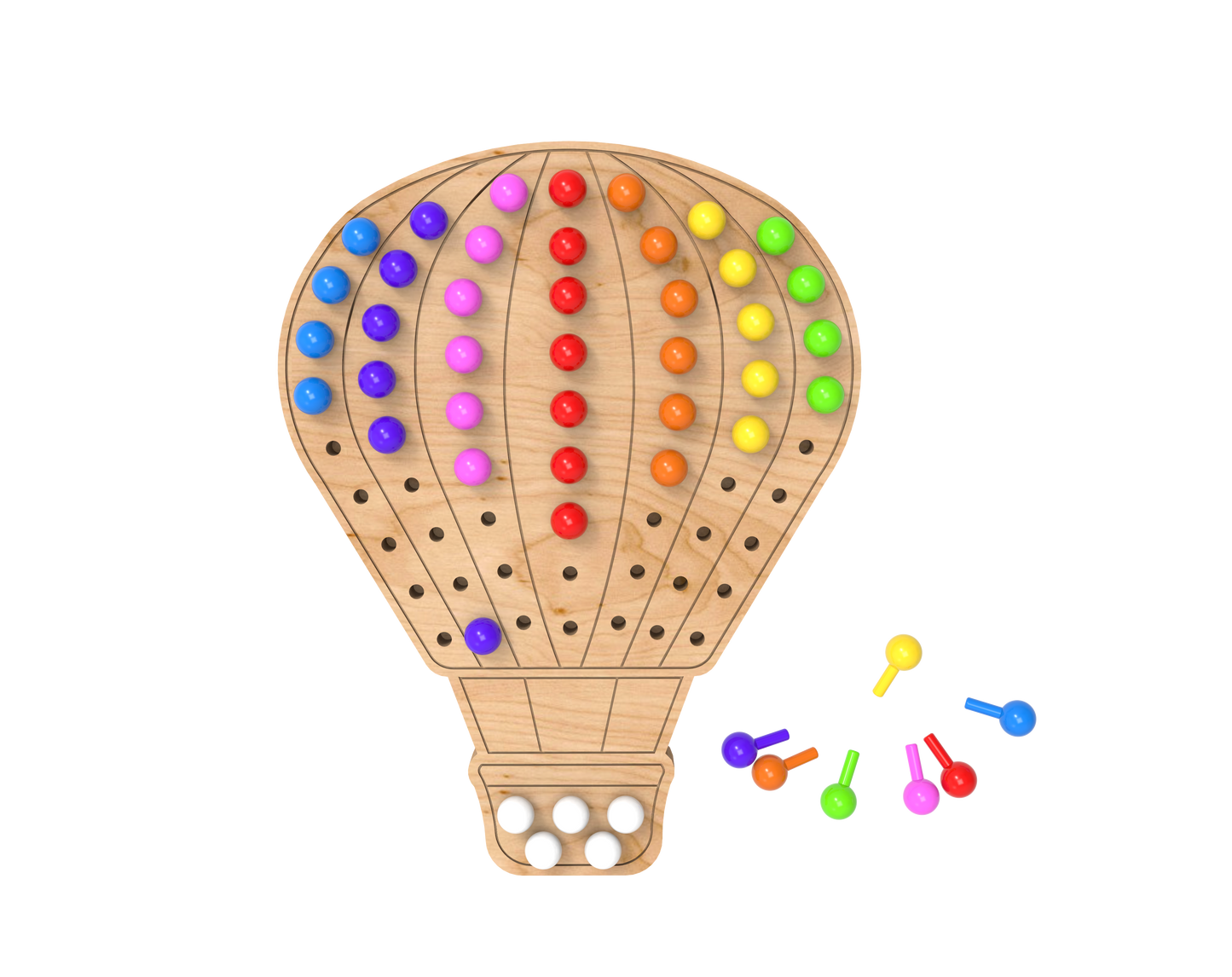 Hot Air Balloon (Natural)