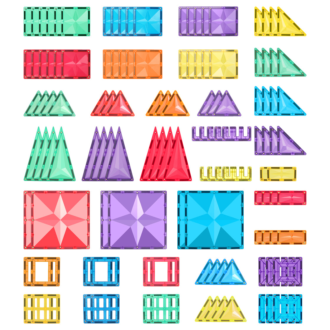 MNTL Magnetic Tiles  - Classic 120 Pcs
